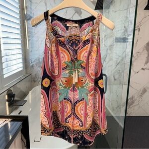 Rose & Olive Multicolor Paisley Top